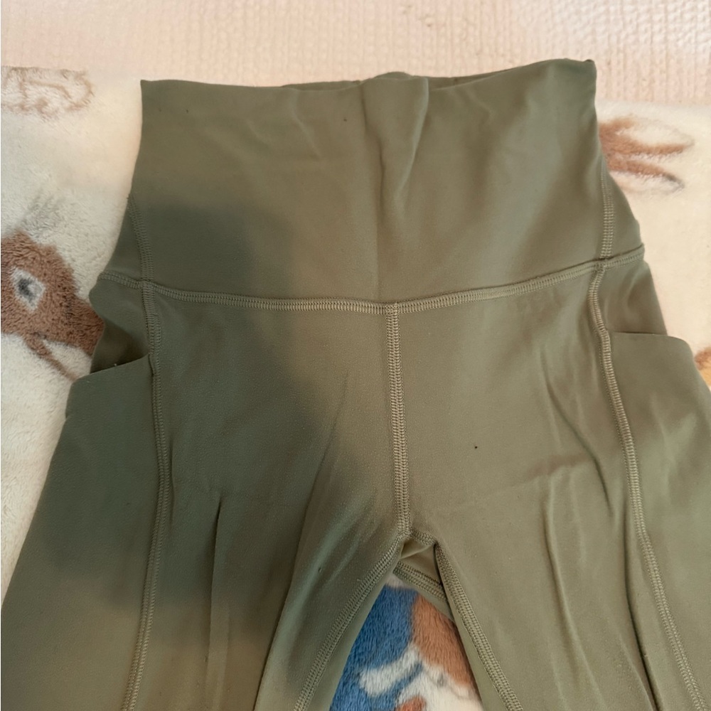 Lululemon Athletica Olive Green Leggings